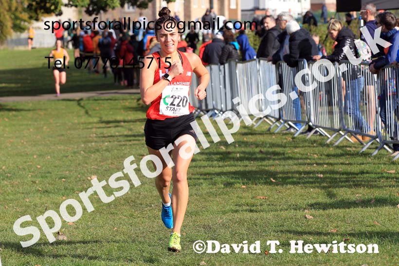 Senior womens 2022 Northern Cross Country Relays, Graves Park, Sheffield. Photo: David T. Hewitson/Sports for All Pics
